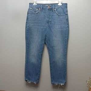 Madewell Vintage Cropped Distressed Jeans SZ 29